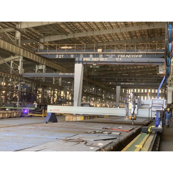 Precision AB-Axis 5-Axis Plasma Beveling Machine - HUAHENG Cutting System