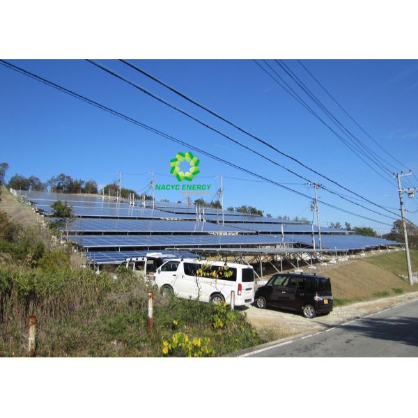 Anodized Aluminum 6005-T5 Solar Ground Racking System