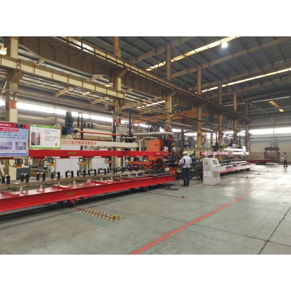 60mm Punching Diameter CNC Light Truck Flat Plate Beam Punch Machine Line 50m/Min X-Axis Speed