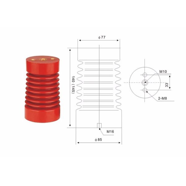40.5KV High Voltage Power Line Insulators CCC CE
