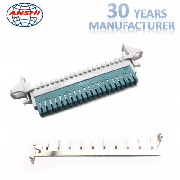 10 Pair Pouyet Type STG Disconnection Module PC Material 123.5 X 21.5 X 40.5mm