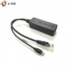Quality Enterprise PoE Power Splitter 1000Mbps Gigabit 5V 2A With Micro USB Type C Port for sale