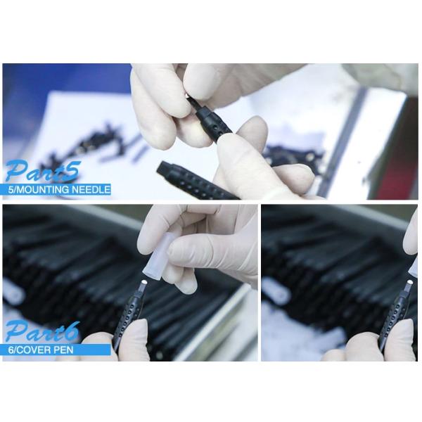 Plastic And Stainless Material Disposable Microblading Pen 18U Needles