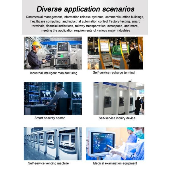 Touch Screen All in One Pc 15 Inch Ips Capacitive Professional Embedded Industrial Control Display