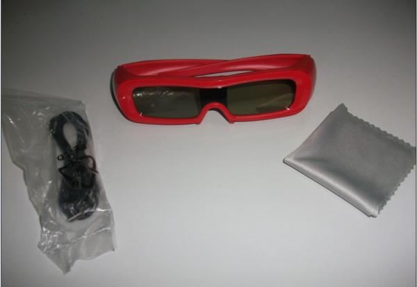 Buy Universal Active Shutter 3D Glasses , Samsung Sony 3D Viewing Glasses at wholesale prices