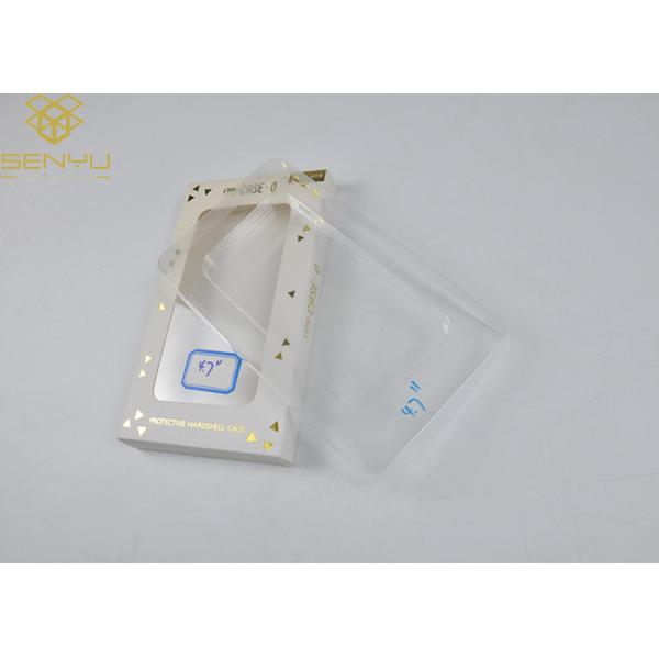 Customized Cellphone Case Retail Package Phone Case Packaging Paper Box With Clear PVC Window