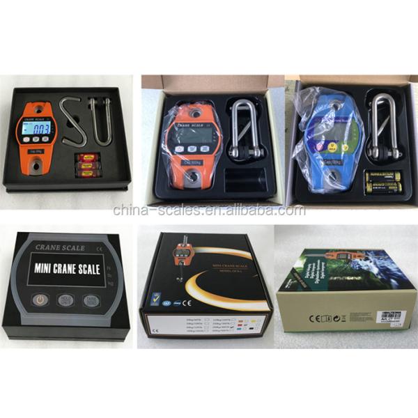 30kg-300kg Capacity OCS Mini Bluetooth Digital Hanging Crane Scale with LED/LCD Display and OEM/ODM Customization Support