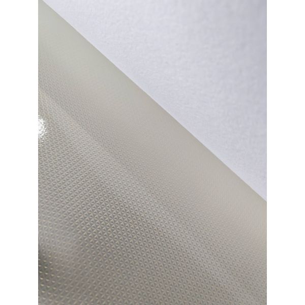 Marsa triangle pattern Crystal Double Layer PU Coated Soccer Leather with Waterproof Non-Woven Backing and Customizable Pattern