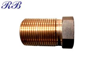 Quality DIN Standard Copper Investment Casting Part Copper Plated Screws Non Ferrous for sale