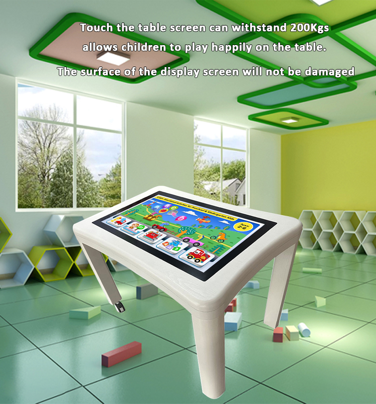 43 Inch 4K Resolution Interactive Touch Table with Quad-core Proces