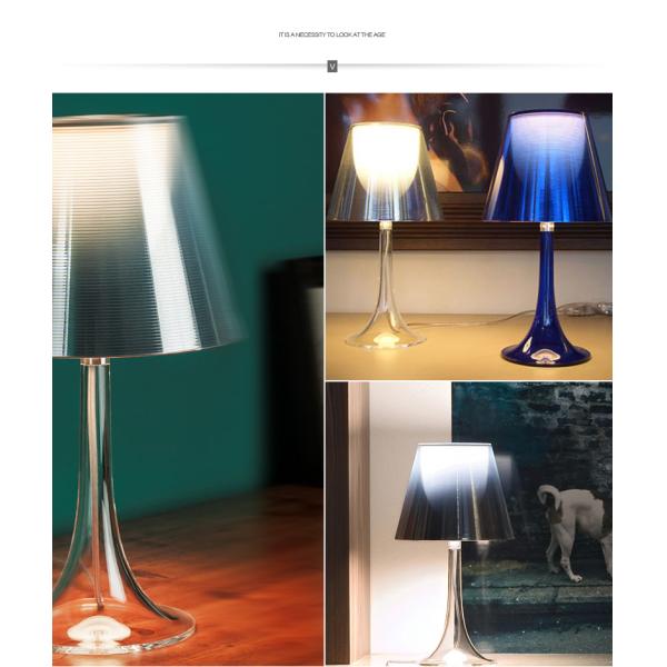 Italy Simple Modern LED Table Lamp Acrylic Colorful Miss K Table Lam(WH-MTB-162)