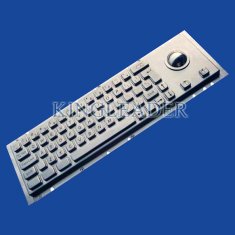 IP65 Cherry Keyswitch Panel Mount Kiosk Mechanical Keyboard With Trackball