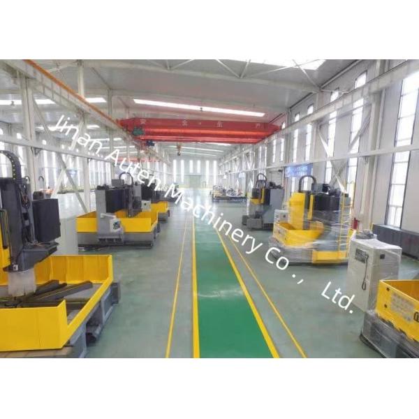 15KW Servo Spindle Motor Power CNC Gantry Flange Drilling Machine 40mm Drilling Diameter