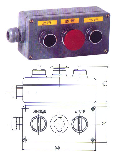 Plastic Elevator Inspection Box For Lift Elevator Component Parts