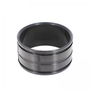 China Abrasion Resistance Hydraulic Cylinder Bushing Oil Grooved Automotive Parts on sale