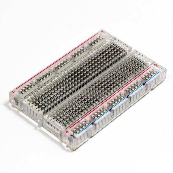 Buy Experimentation Transparent Breadboard , Simple Electronic Breadboard Projects at wholesale prices