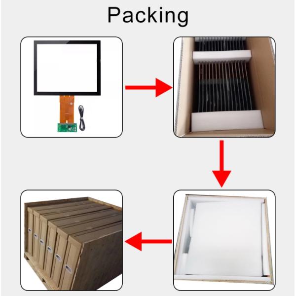 Large 43 Inch 10 Point Capacitive Touch Screen OEM Designed 16 To 9 Ratio