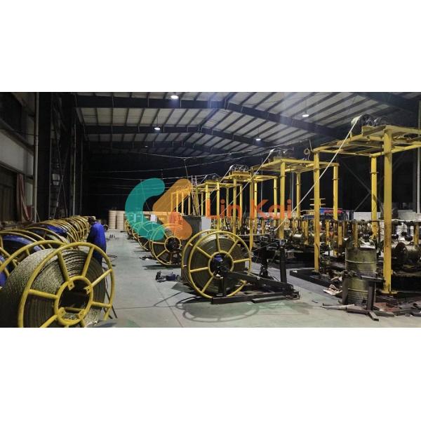 22mm Anti Twisting Pilot Wire Rope For Stringing Four Conductors On Transmission Line