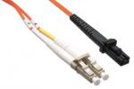 MTRJ To LC Multimode Fiber Patch Cable Duplex Fiber Count 50/125um 62.5/125um