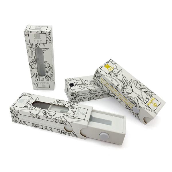 Window CBD Vape Cartridge Box Printing Child Proof