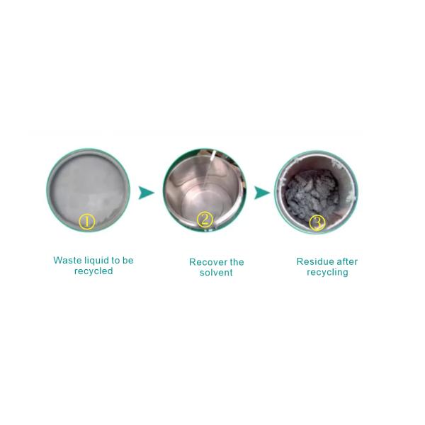 60L Durable Material Easy To Clean Space Saving Intelligent Control Solvent Recovery Machine