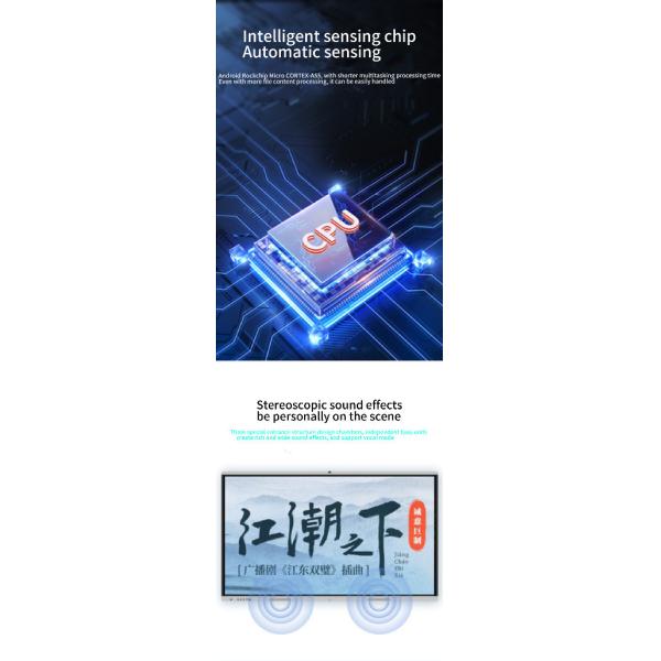 IR Body 98 Inch Digital Display Interactive LED Flat Panel 400cd/M2