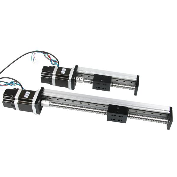 200mm Slide Guide Module CNC Table 6v Stepper Motor Nema 24 For 3D Printing