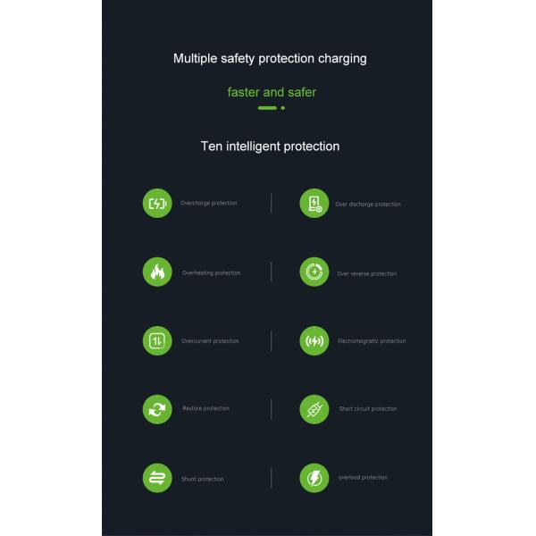 5 In 1 Intelligent Wireless Charger T258 Small Lightweight Over Current Protection