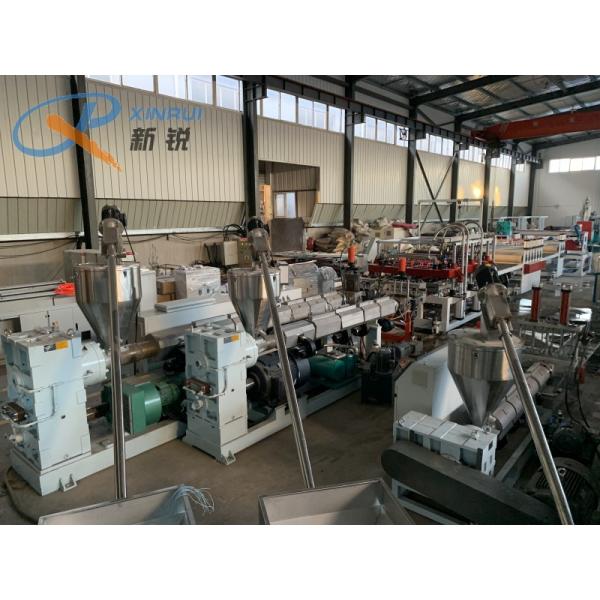 18mm Polypropylene PP Hollow Construction Formwork Production Line Single Screw