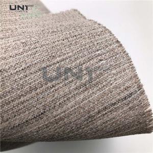Quality Elastic Stiff Natural Horse Hair Interlining 160cm Width For Suit for sale