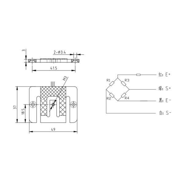5kg 10kg 20kg Aluminum Parallel Beam Load Cell Water Proof Weighing Sensor