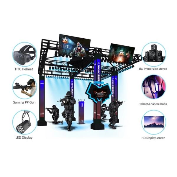 Commercial Escape Room Big VR Standing Platform 9D VR Station Space HTC VIVE Virtual Reality System