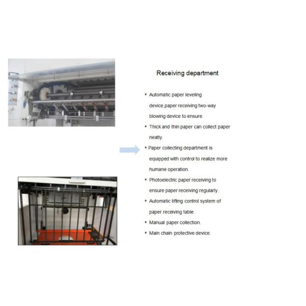 Professional Corrugated Carton Die Cutting Machine Max Paper Collecting Height 1350mm