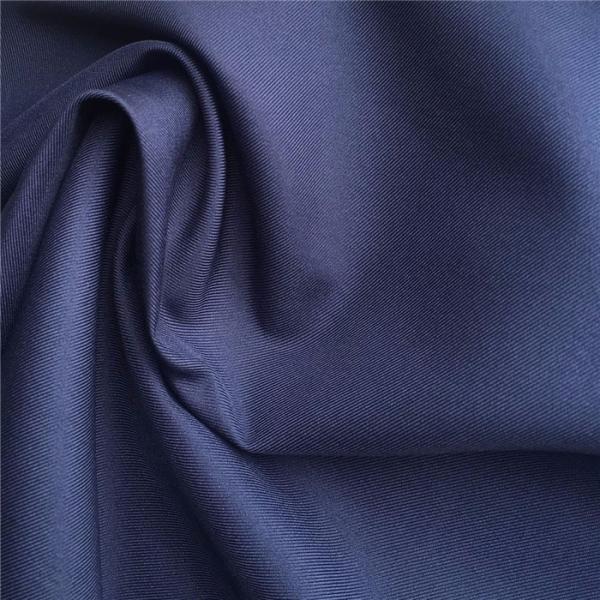 150D 144F Soft Textured Polyester Woven 2/2 Twill Gabardine 180GSM Suiting Fabric