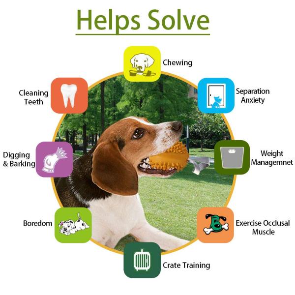 Teeth Cleaning Dog Tough Chew Toys , Interactive Dog Chew Toys For Aggressive Chewers