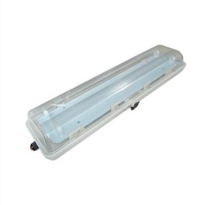 China ATEX Full Plastic 2*36 W Double Tubes 220 Vac Lamps Explosion Proof Fluorescent Lights on sale