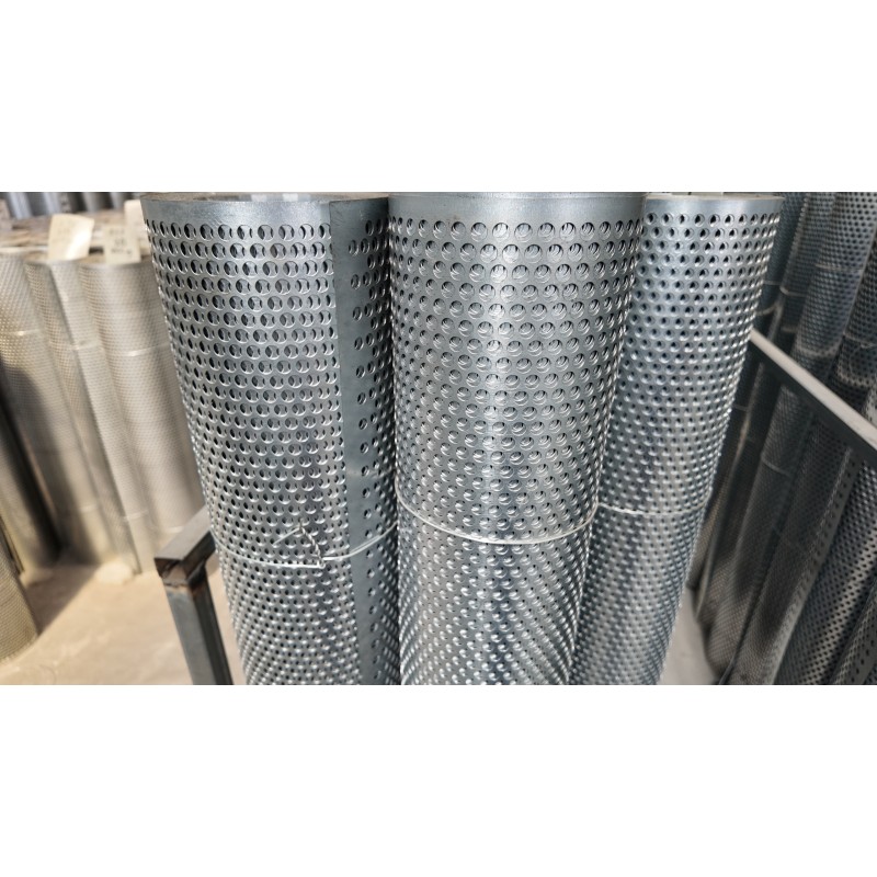 Multi-Thickness Rolled Perforated Mesh for Electrical Ventilation