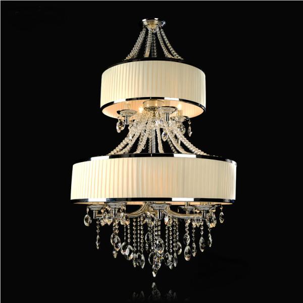 Flush mount chandelier Lighting With Lampshade (WH-MC-02)
