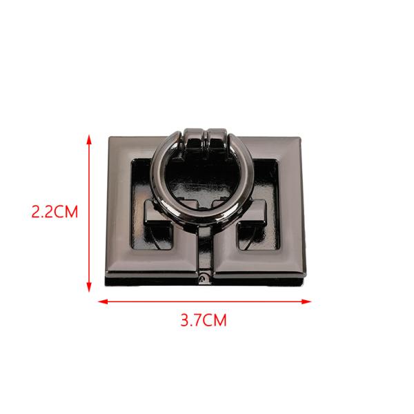 Metal Twist Buckle Handbag Lock Closure Clasps Strong And Durable