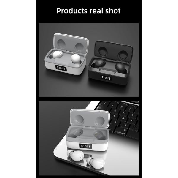 Auto Pairing TWS FCC RoHs Noise Cancelling Wireless Bluetooth Earbuds