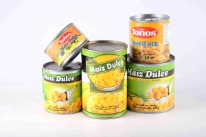 China Non GMO Yellow Canned Sweet Corn Rich Starch With Special Fragrance on sale