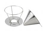 Integrated V60 Reusable Pour Over Coffee Driapper With Cup Stand , Free Sample