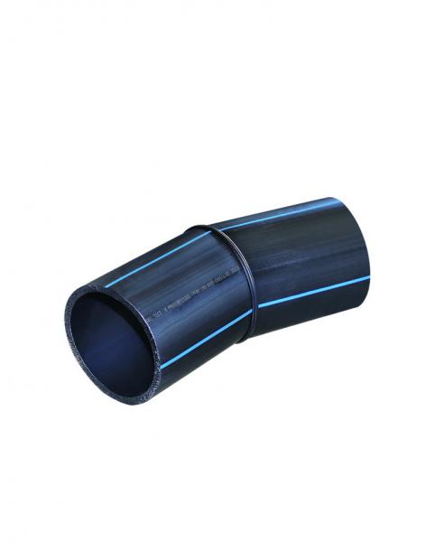 Buy DN125-DN1200 PE80 PE100 PE Fabricated 22.5 Degree Elbow Fittings at wholesale prices