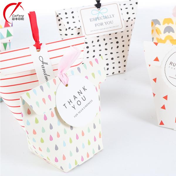 Embossing Printing Handling Custom Gram Folding Wedding Sweet Candy Packaging Carton
