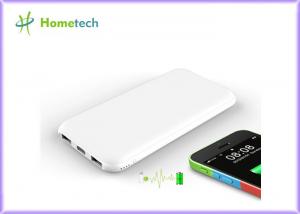 Quality Ultra Thin portable 2 charging ports compact power bank 10000mAh Li - polymer battery for sale
