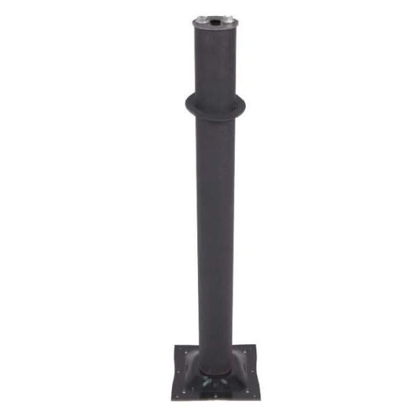 Bolt Down Metal Table legs Dining Table Base Black Wrinkle 28'' / 41'' Height