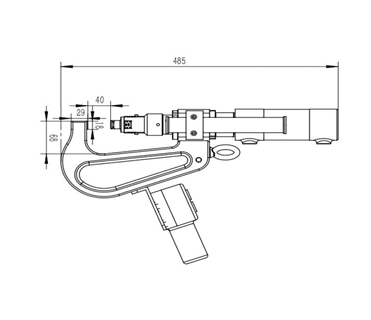 self piercing riveting gun machine for busbar