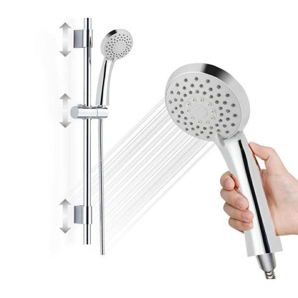 Single Function Roundface Shower Head And Hand Held Chrome Rain Shower Head ODM