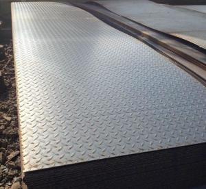 Quality Q195 Q235 Low Carbon Steel Plate Anti - Skid Checker Steel Plate for sale