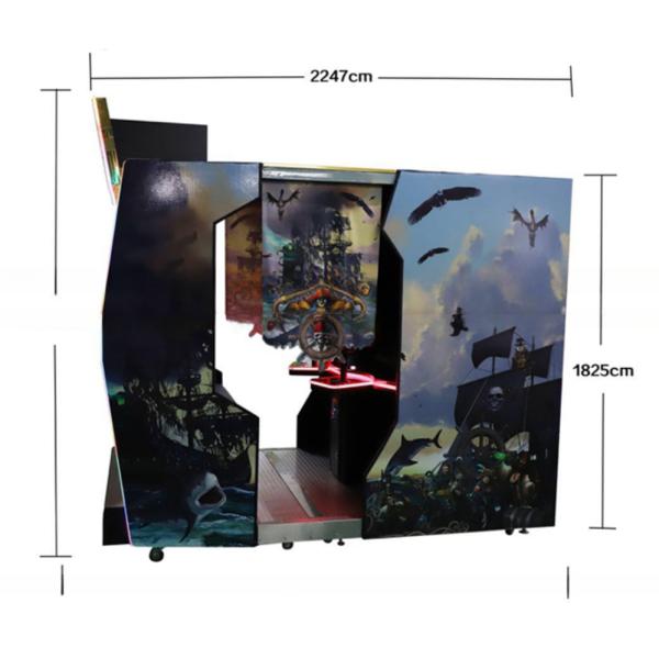2 Players Pirate Adventure Simulator Shooting Game Machine L1900*W2600*H2130MM